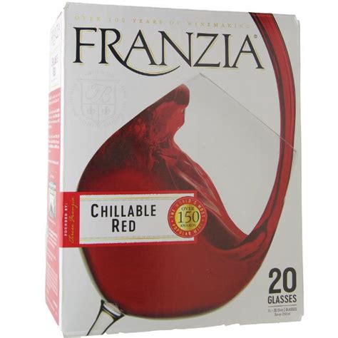 franzia chillable red nutrition